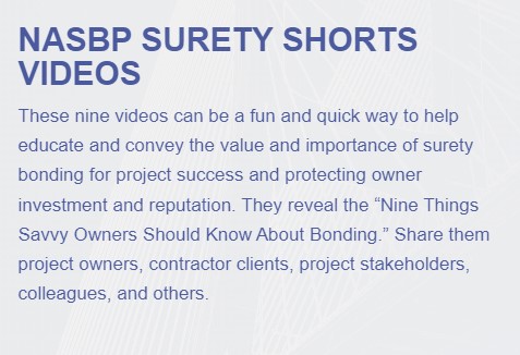 NASBP surety short videos