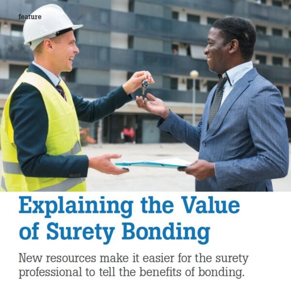 Explaining the value of surety bonding