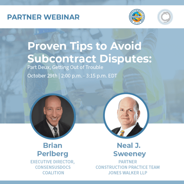 ConsensusDocs Webinar 10/29/2024 NASBP