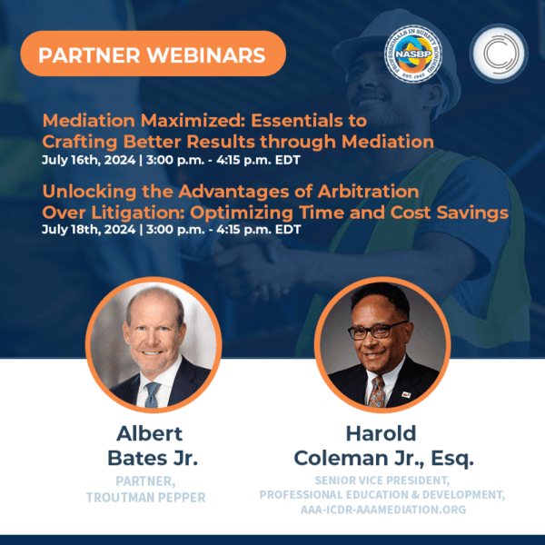 ConsensusDocs Webinars July 2024 NASBP