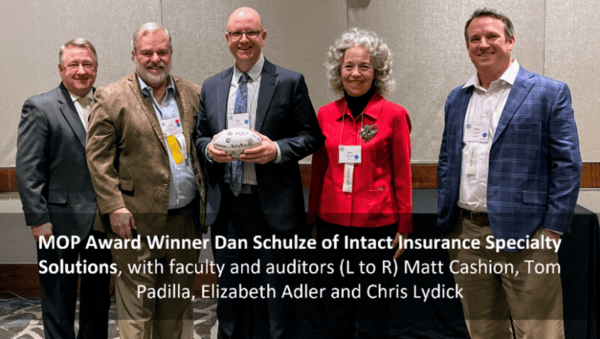 MOP Award Winner Dan Schulze