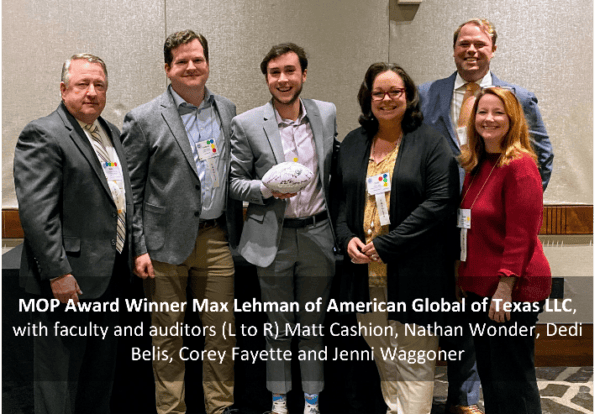 MOP Award Winner Max Lehman