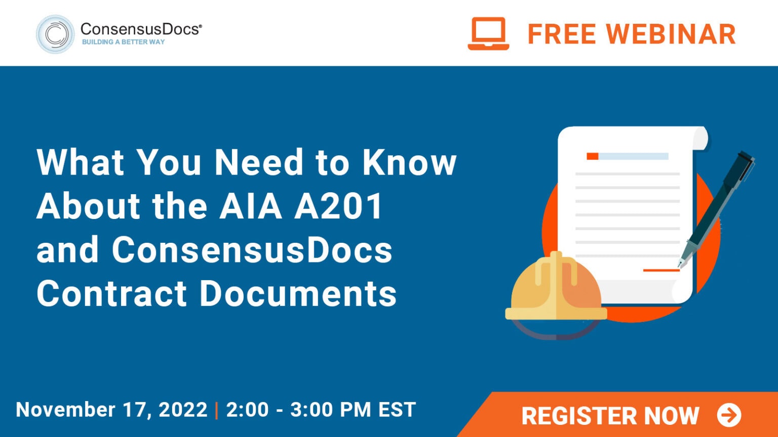Register for the Free November 17 NASBP-supported ConsensusDocs Webinar ...