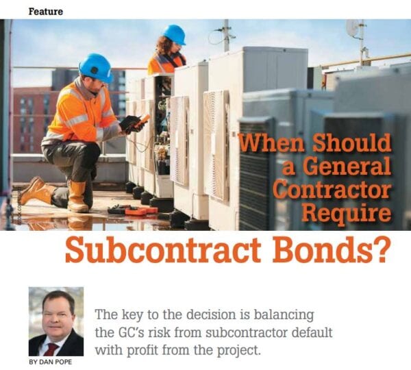 When subcontract