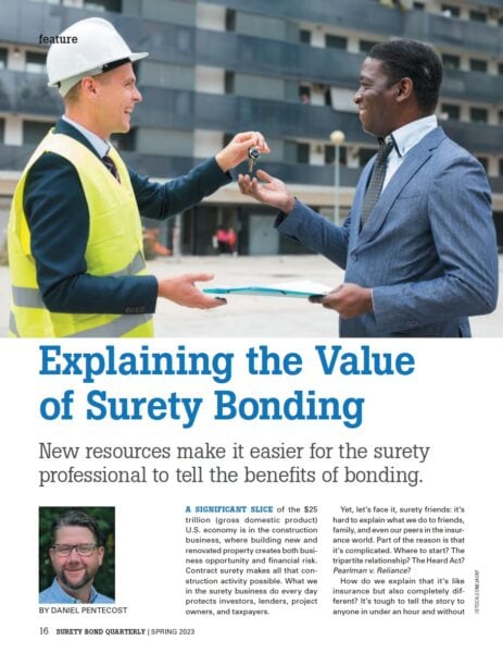 explaining the value of surety bonding highlights