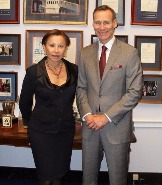 Nydia and LeClair standing