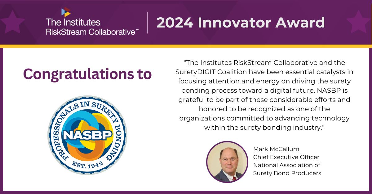 2024 RiskStream Collaborative Innovator Award