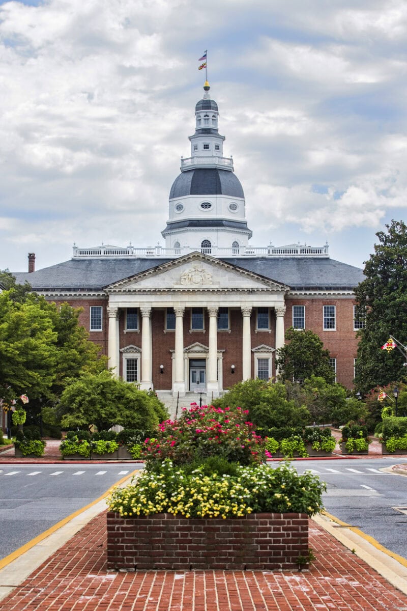 Maryland State Capitol - States back in session