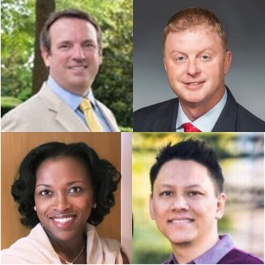 Chris Lydick, Scott Elliott, Twanisha Siejkowski, and Daniel Young