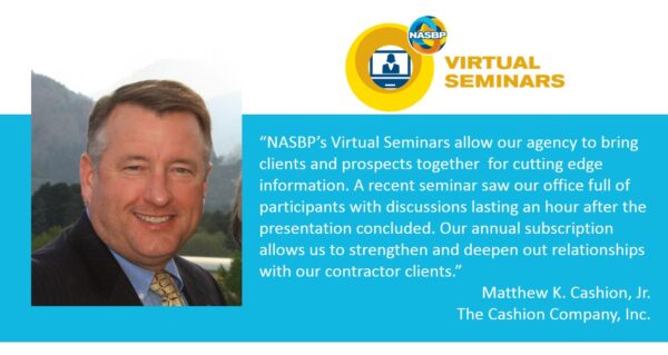 Matt Cashion photo and quote about Virtual Seminar Subscription