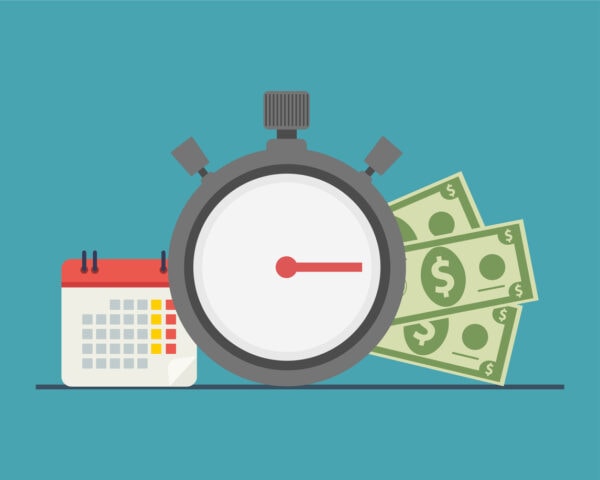 Calendar, clock, and money