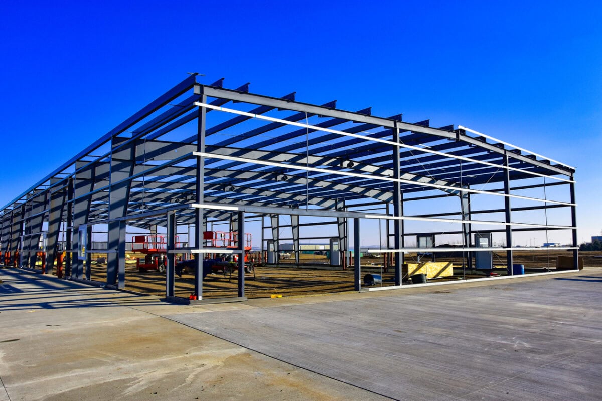 Steel frame construction