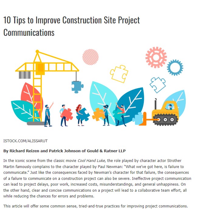 Tips to improve jobsite communications