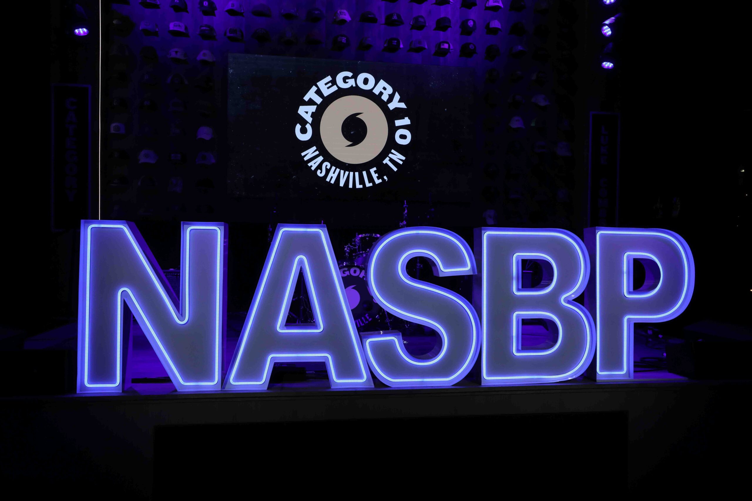 NASBP sign at Category 10