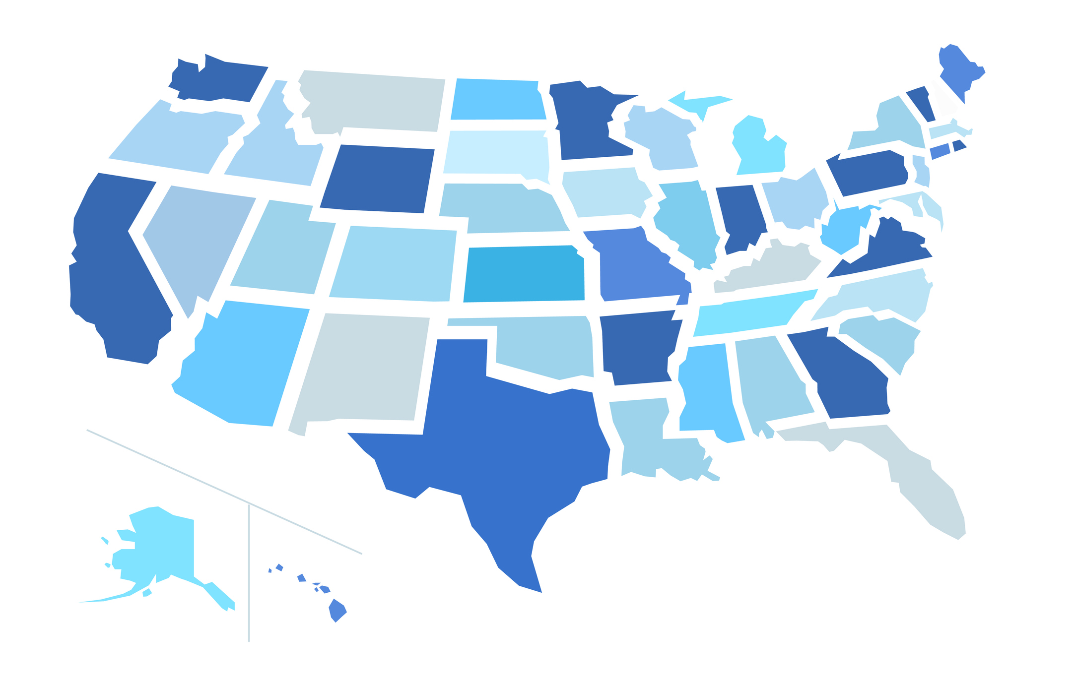 Map of U.S. States