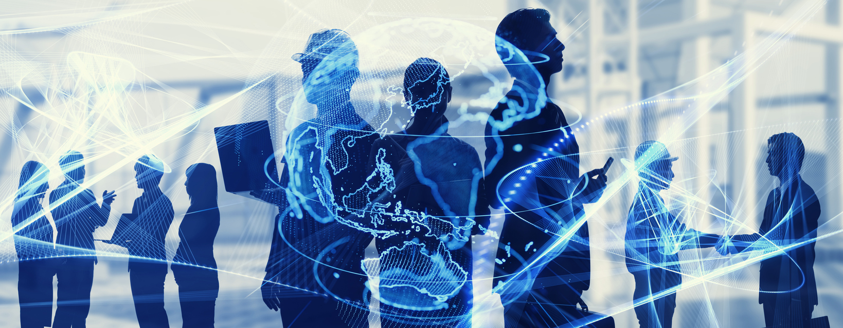 global business and construction concept