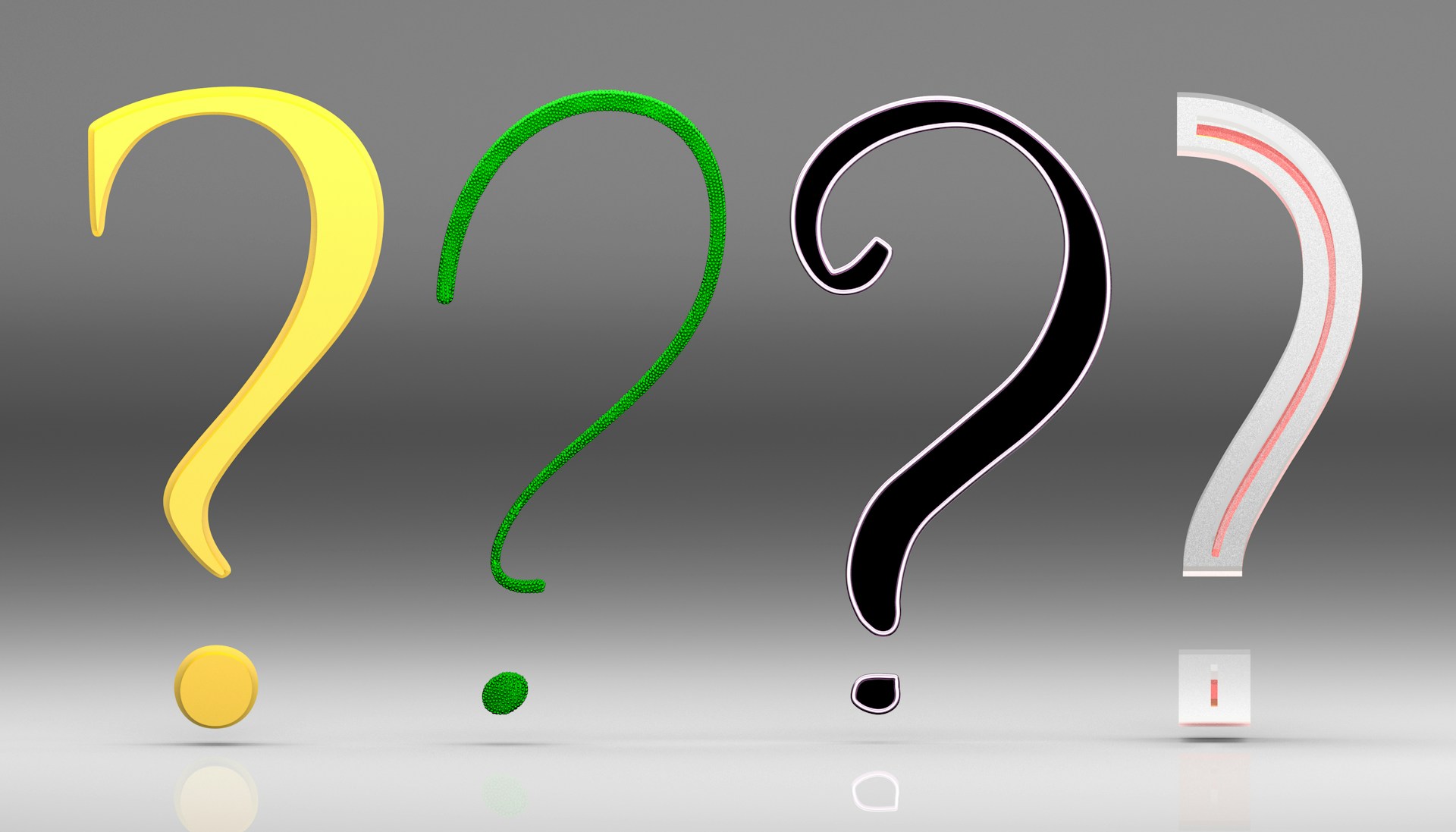 Question marks