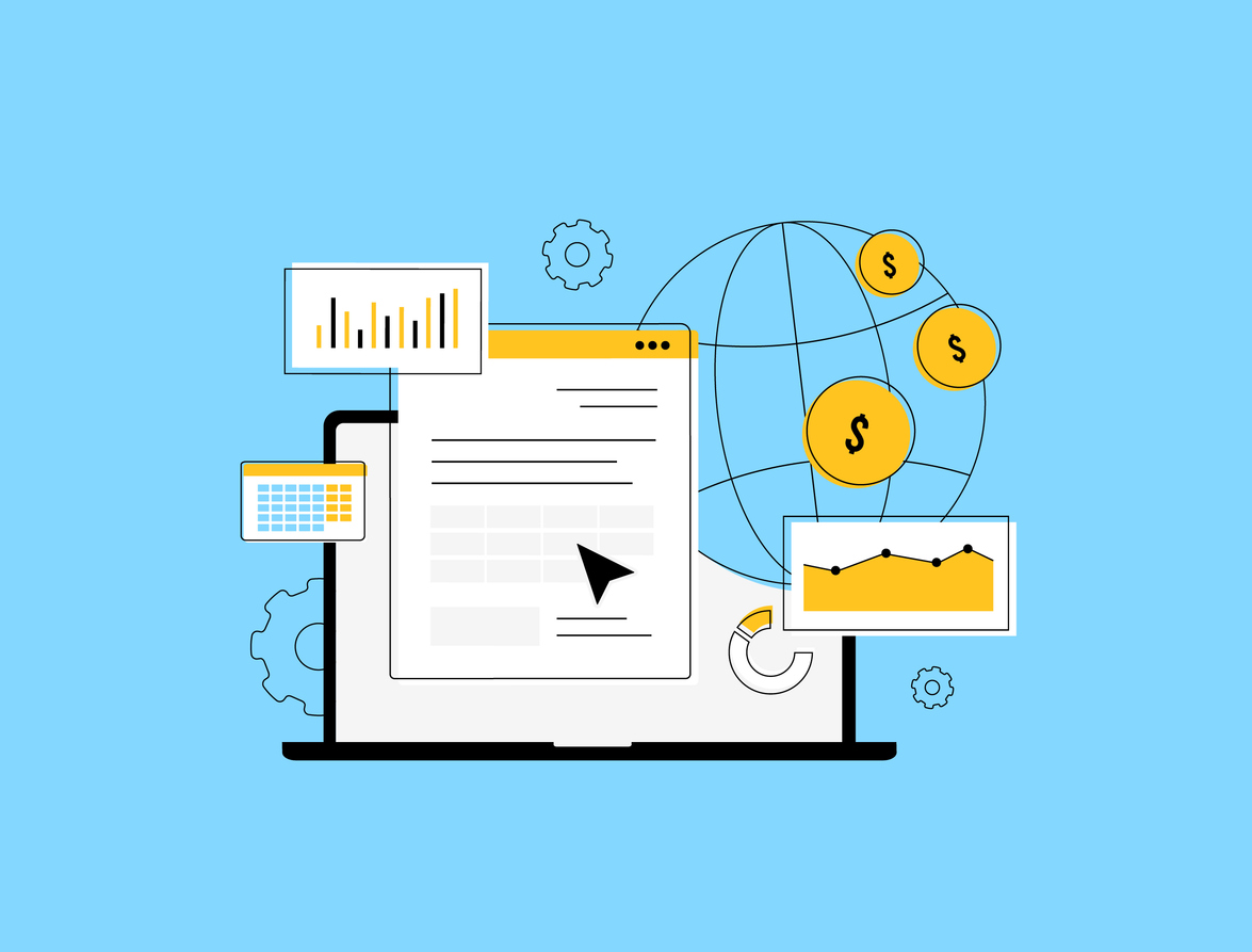 digital financial concept
