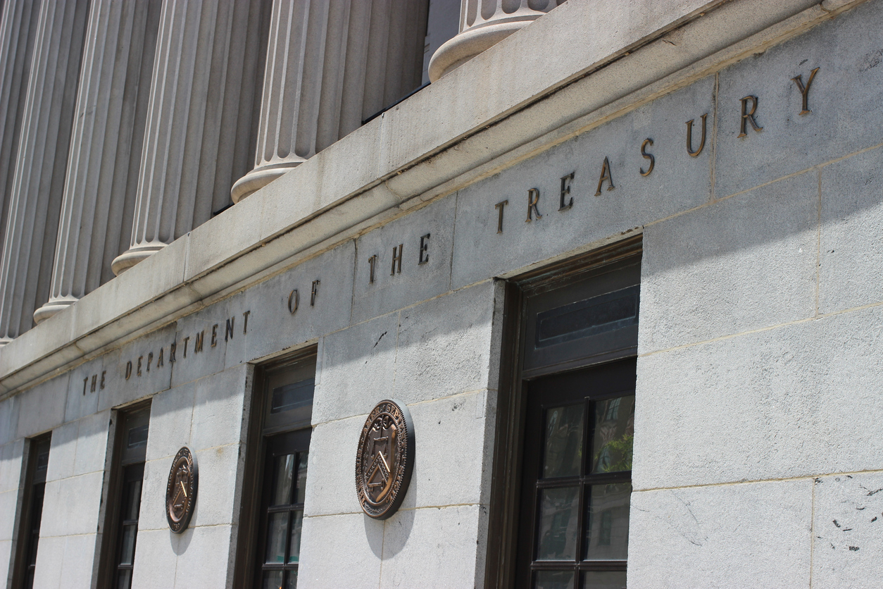 department of the treasury building
