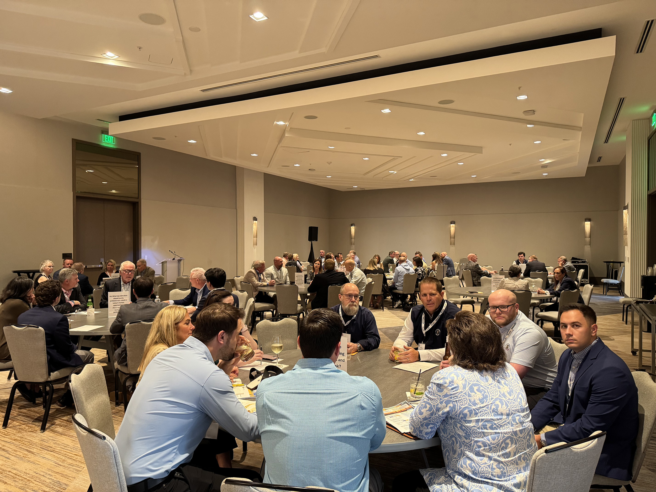 East Meeting Roundtable Discussion room