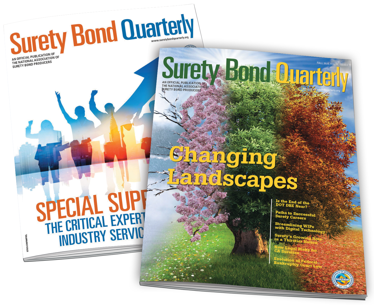 nasbp sbq fall 2025 covers main and supp of surety execs