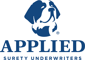 applied underwriters surety logo blue vert small