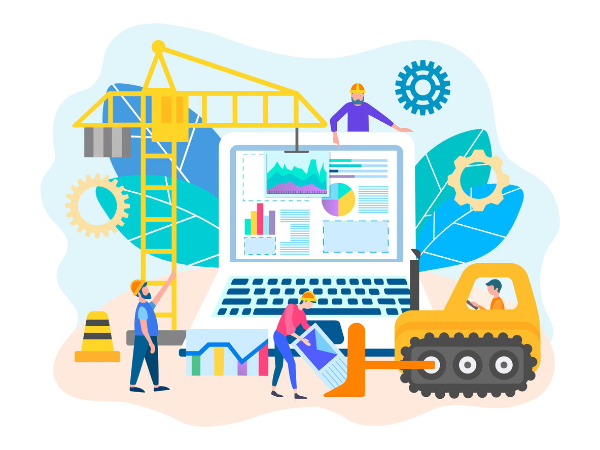 Construction data graphic