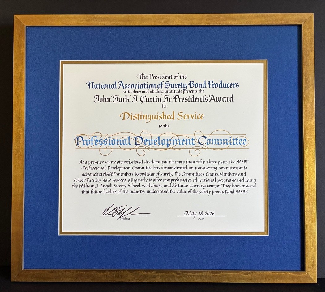 2026 nasbp president's award