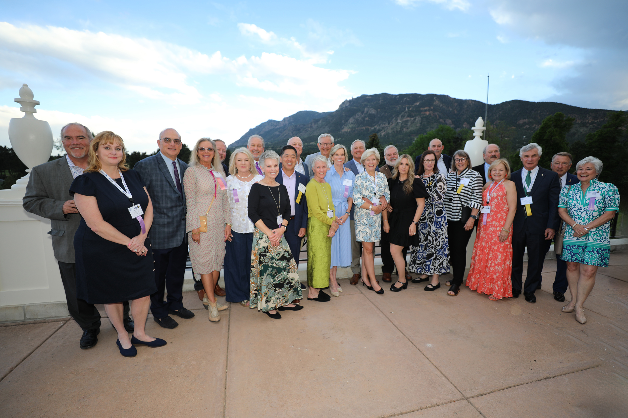 5 past presidents and spouses