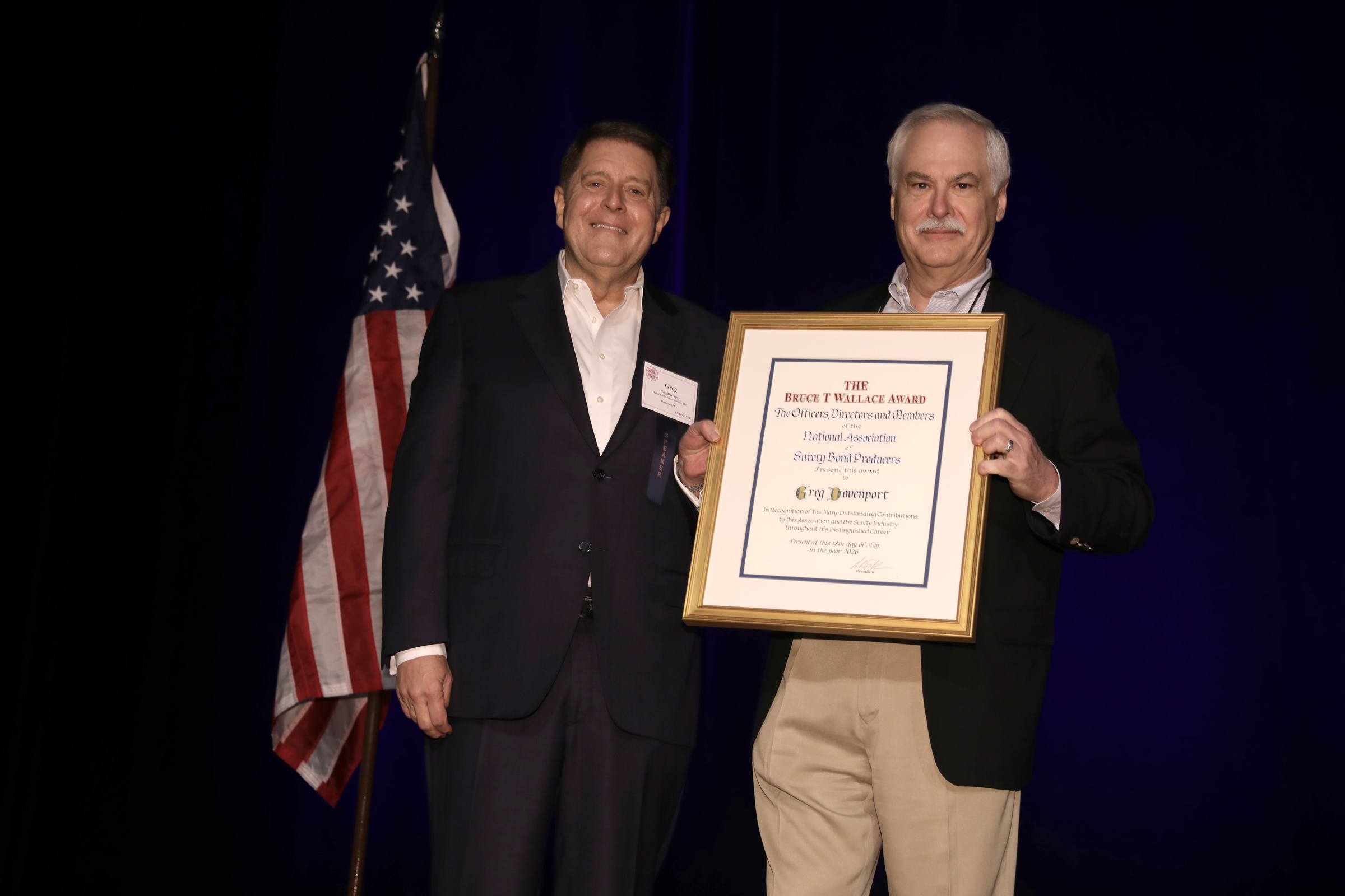 Greg Davenport and Robert Coon