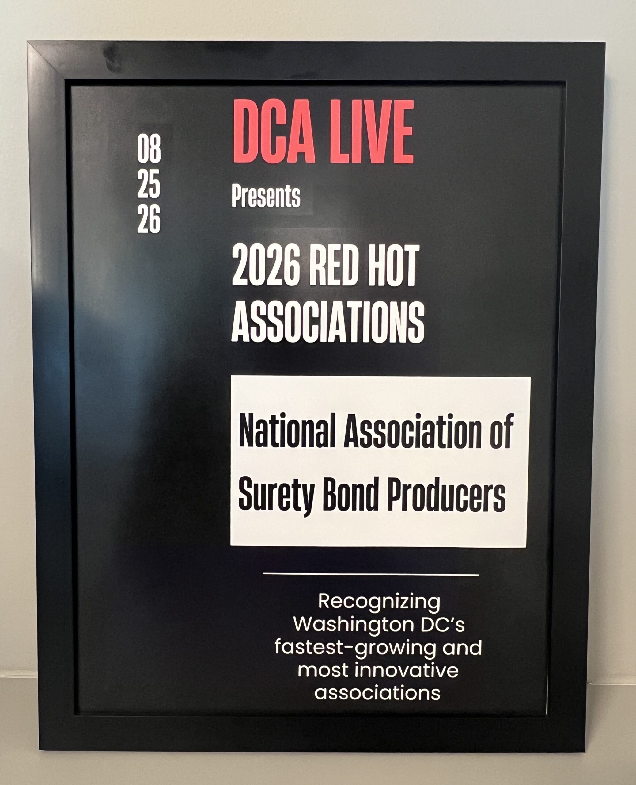 nasbps award red hot association