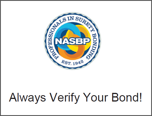 always verify your bond border