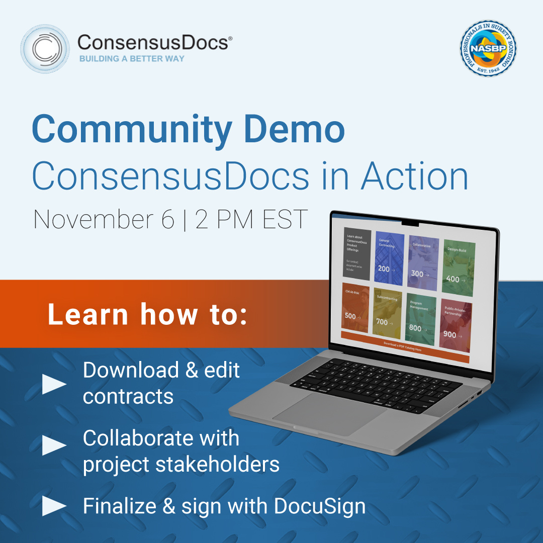 consensusdocs community demo