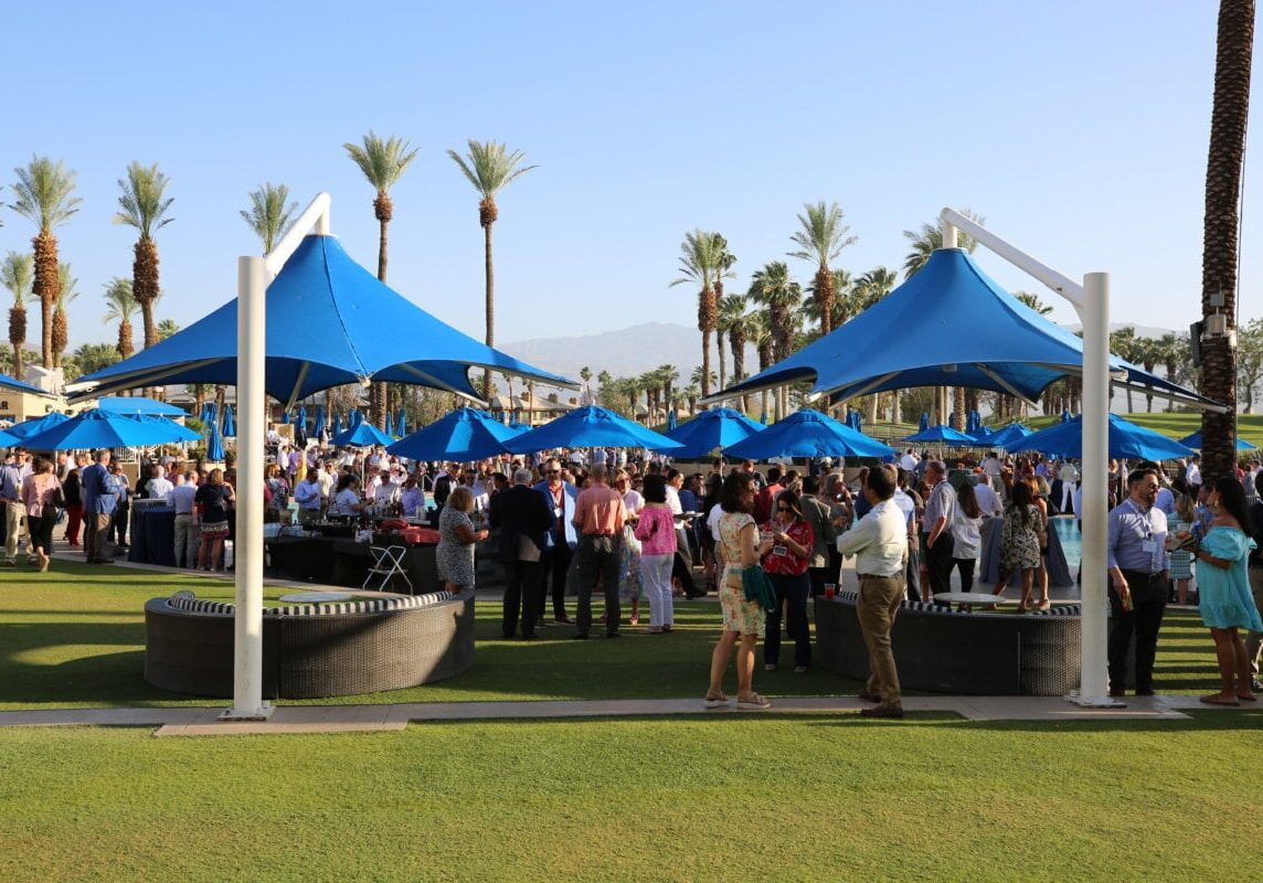 Annual Meeting welcome reception poolside