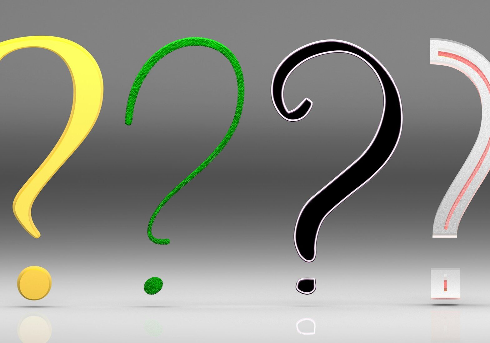 Question marks