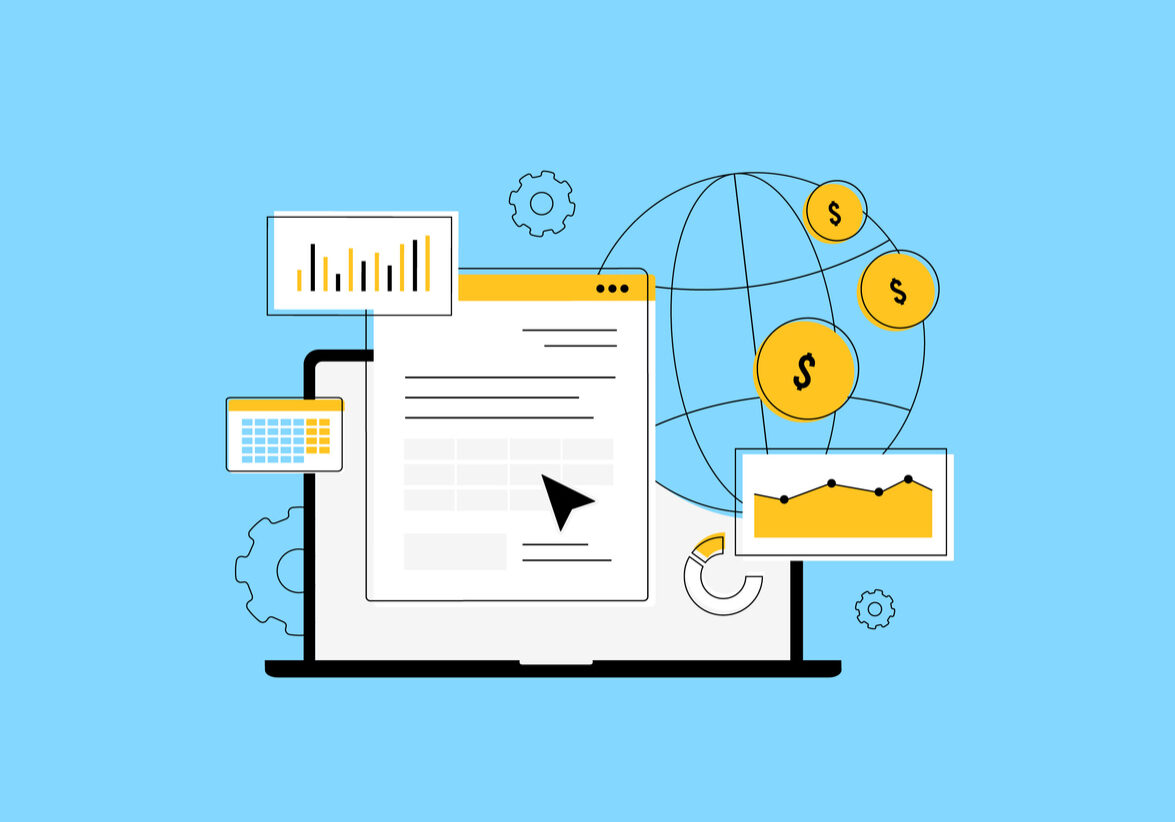 digital financial concept